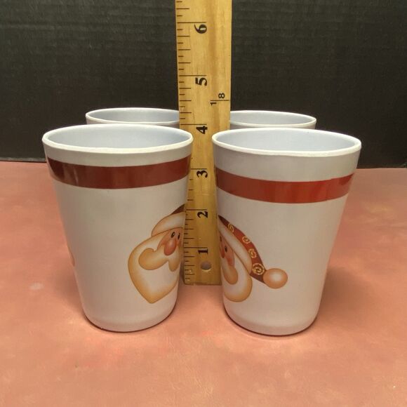 Citrus Grove Melamine Kids Tumbler Cup Santa Claus & Gingerbread Man Holidays - Picture 14 of 15